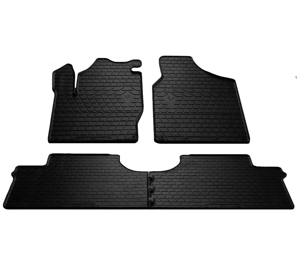 Резиновые коврики в салон Ford Galaxy 1995-2010, 4шт Резиновые коврики в салон Ford Galaxy 1995-2010, 4шт. (Stingray)
